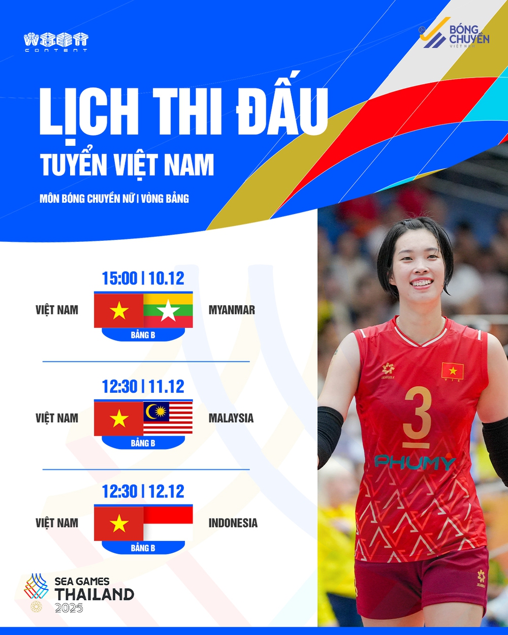 Tin nóng thể thao tối 3/12: Truyền thông Indonesia đánh giá cao tham vọng của bóng chuyền nữ Việt Nam tại SEA Games 2025 - Ảnh 2. Tin nóng thể thao tối 3/12: Truyền thông Indonesia đánh giá cao tham vọng của bóng chuyền nữ Việt Nam tại SEA Games 2025 - Ảnh 2.