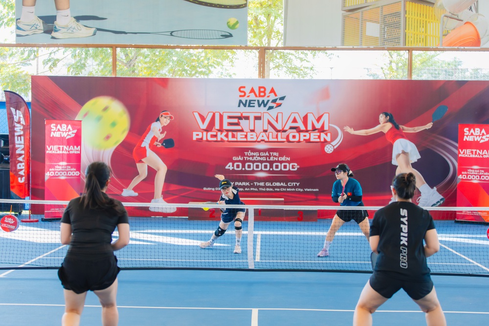 Giải SABA NEWS Vietnam Pickleball Open: Khi những đóa hồng tỏa sắc trên sân - Ảnh 1.