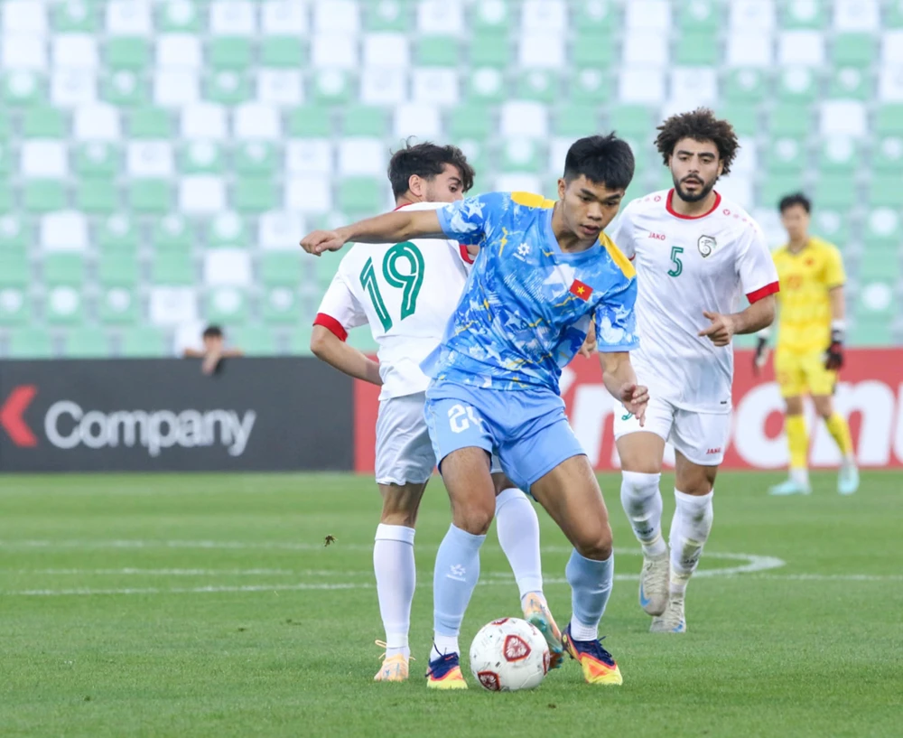 Kết quả bóng đá giao hữu U23 Việt Nam vs U23 Syria - Ảnh 1. Kết quả bóng đá giao hữu U23 Việt Nam vs U23 Syria - Ảnh 1.
