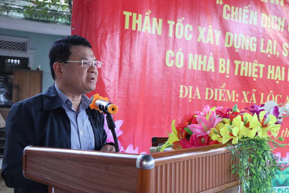 Huế khánh thành ngôi nhà đầu tiên trong "Chiến dịch Quang Trung" - Ảnh 1. Huế khánh thành ngôi nhà đầu tiên trong "Chiến dịch Quang Trung" - Ảnh 1.