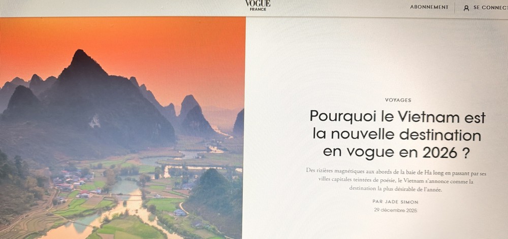 Việt Nam trở thành điểm đến được ưa chuộng hàng đầu năm 2026 - Ảnh 1. Việt Nam trở thành điểm đến được ưa chuộng hàng đầu năm 2026 - Ảnh 1.