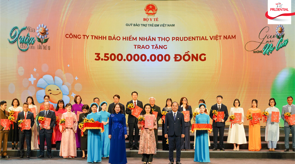 Prudential cam kết hỗ trợ 3,5 tỷ đồng cho trẻ em Việt Nam trong năm 2026 - Ảnh 1.