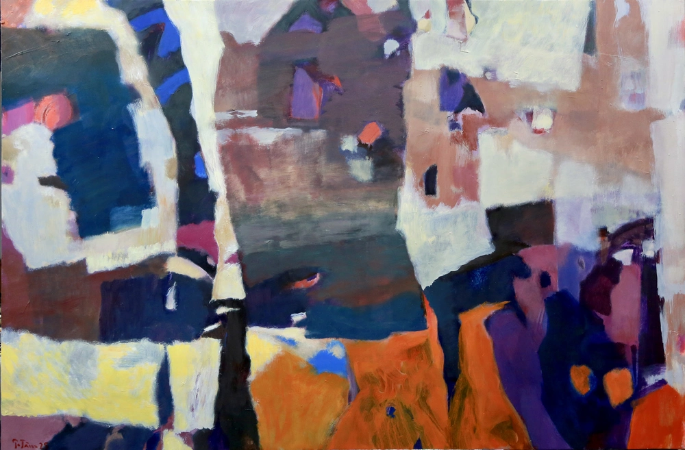 Họa sĩ Đỗ Minh Tâm: Hội họa trừu tượng trong &quot;Tiếng hát bên đồi&quot; - Ảnh 2.