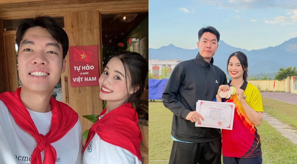 Cặp tuyển thủ Đức Phát và Minh Nguyệt: Mang tình yêu đẹp đến SEA Games - Ảnh 1. Cặp tuyển thủ Đức Phát và Minh Nguyệt: Mang tình yêu đẹp đến SEA Games - Ảnh 1.