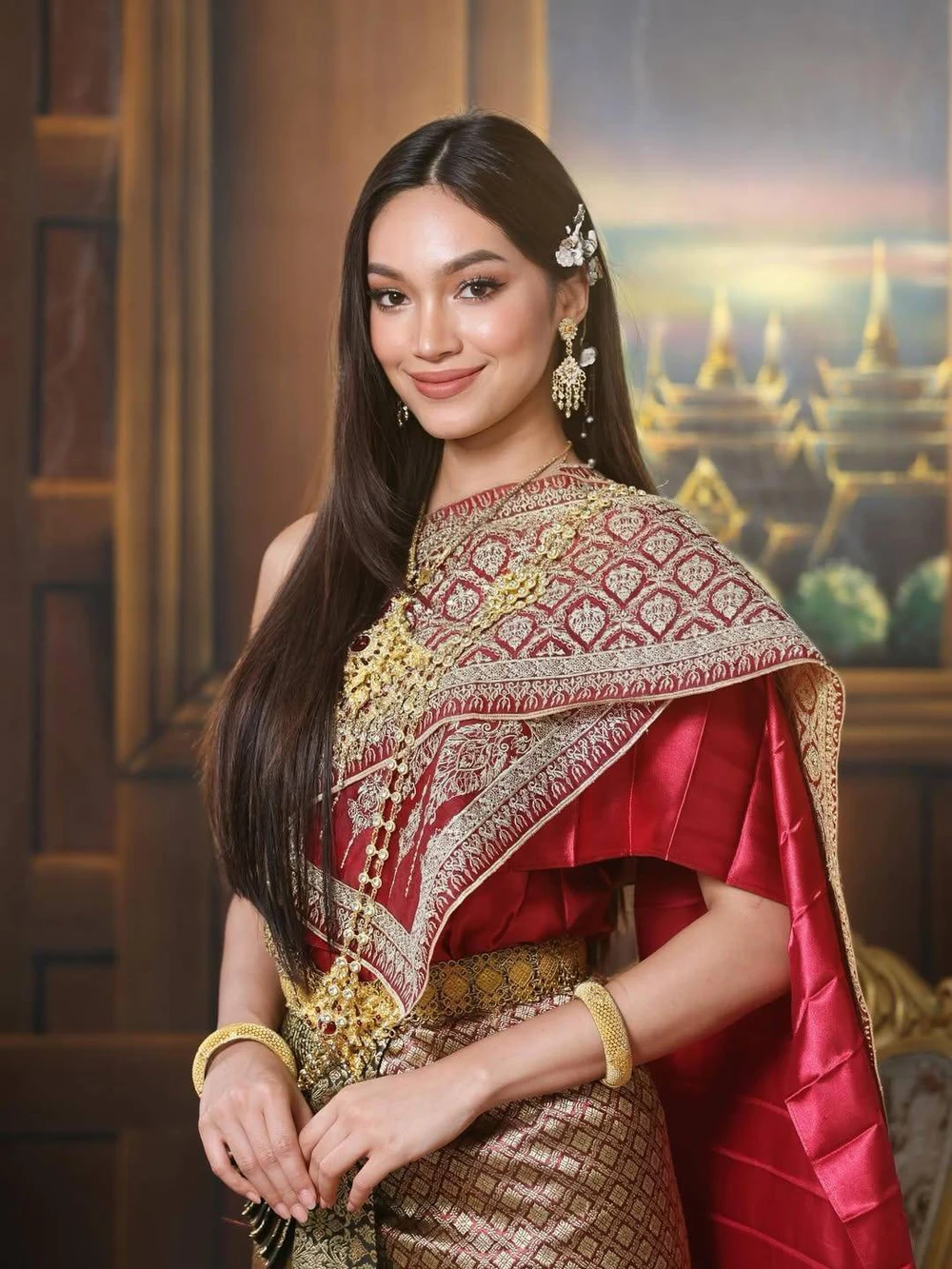 Nhan sắc 11 Hoa hậu, Á hậu cầm biển hiệu dẫn đầu các đoàn thể thao tại Lễ khai mạc SEA Games 2025 - Ảnh 9.