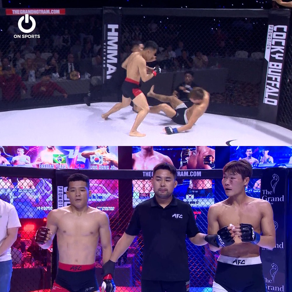 Tung đòn như mưa, học trò của Nguyễn Trần Duy Nhất hạ gục võ sĩ Hàn Quốc - Ảnh 1. Tung đòn như mưa, học trò của Nguyễn Trần Duy Nhất hạ gục võ sĩ Hàn Quốc - Ảnh 1.