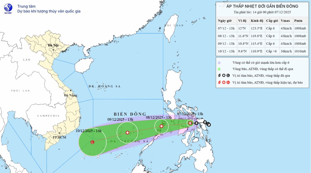 Bộ Công Thương chỉ đạo khẩn ứng phó áp thấp nhiệt đới gần biển Đông - Ảnh 1. Bộ Công Thương chỉ đạo khẩn ứng phó áp thấp nhiệt đới gần biển Đông - Ảnh 1.