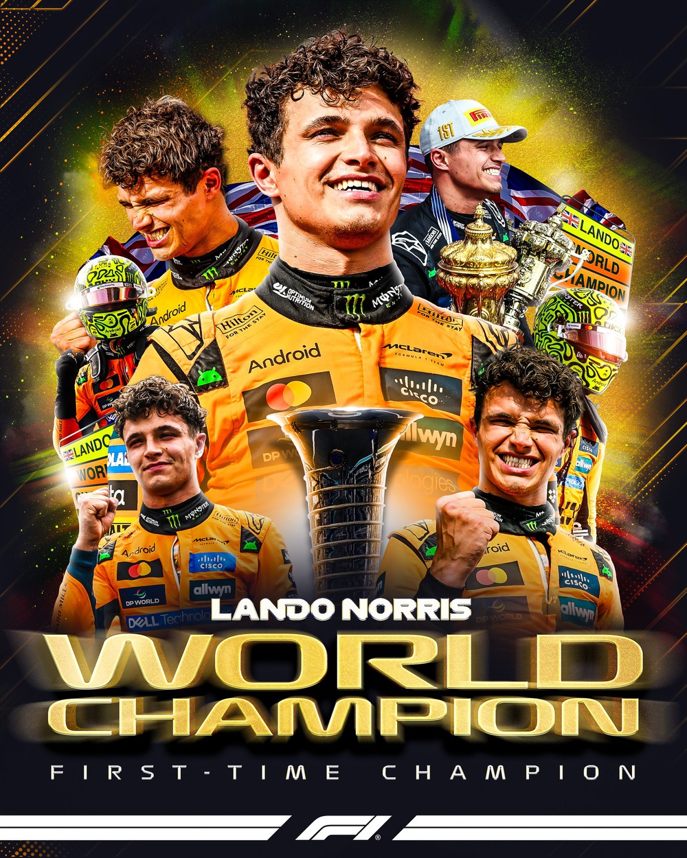 Lando Norris lần đầu vô địch thế giới F1, chấm dứt kỷ nguyên thống trị của Max Verstappen - Ảnh 1. Lando Norris lần đầu vô địch thế giới F1, chấm dứt kỷ nguyên thống trị của Max Verstappen - Ảnh 1.