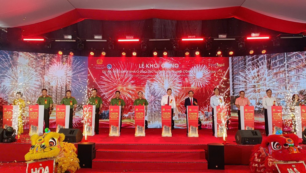 Khởi công Dự án xây dựng nhà ở cho lực lượng Công an tại Thành phố Hồ Chí Minh - Ảnh 1. Khởi công Dự án xây dựng nhà ở cho lực lượng Công an tại Thành phố Hồ Chí Minh - Ảnh 1.