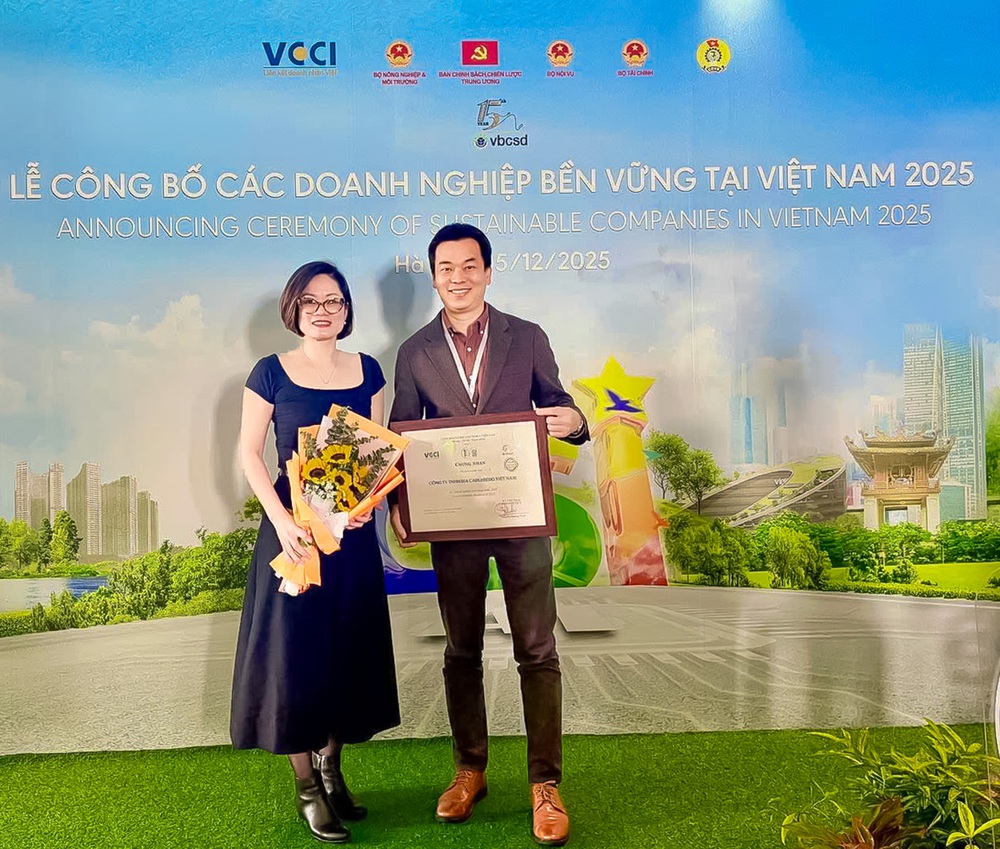 Carlsberg Việt Nam vào Top 100 doanh nghiệp bền vững nhất Việt Nam 2025 - Ảnh 1.