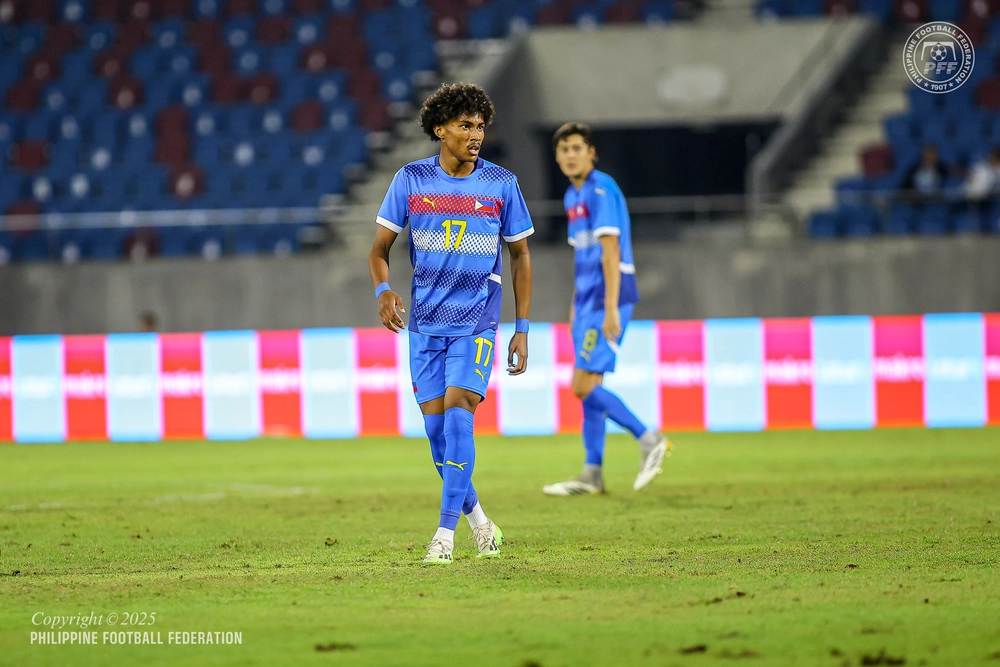 Thắng sốc Indonesia, U22 Philippines giành vé đầu tiên vào bán kết SEA Games 2025 - Ảnh 1. Thắng sốc Indonesia, U22 Philippines giành vé đầu tiên vào bán kết SEA Games 2025 - Ảnh 1.