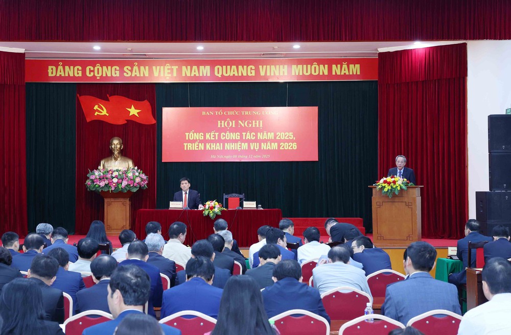Hội nghị tổng kết công tác năm 2025 Ban Tổ chức Trung ương - Ảnh 1.