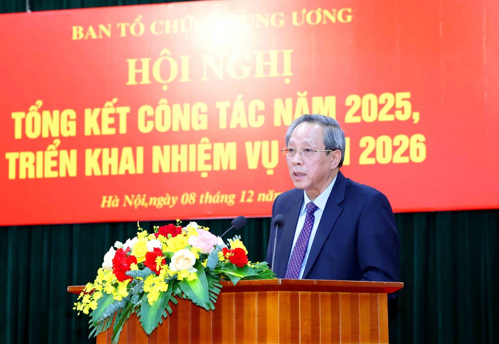 Hội nghị tổng kết công tác năm 2025 Ban Tổ chức Trung ương - Ảnh 2.
