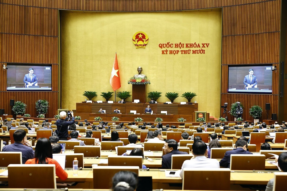 Kỳ họp thứ 10, Quốc hội Khóa XV: Áp dụng hoàn thuế tự động theo mức độ rủi ro - Ảnh 1. Kỳ họp thứ 10, Quốc hội Khóa XV: Áp dụng hoàn thuế tự động theo mức độ rủi ro - Ảnh 1.