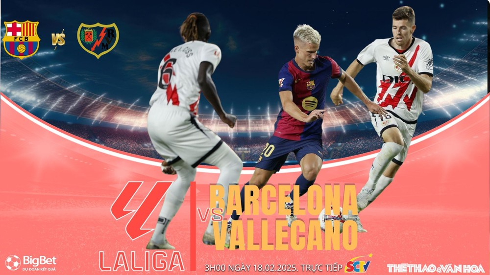 Nhận định, soi tỷ lệ Barcelona vs Rayo Vallecano 03h00 ngày 18/2, vòng 24 La Liga - Ảnh 1.