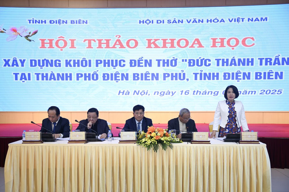 Hội thảo khẳng định sự cần thiết của việc xây dựng khôi phục đền thờ &quot;Đức Thánh Trần&quot;