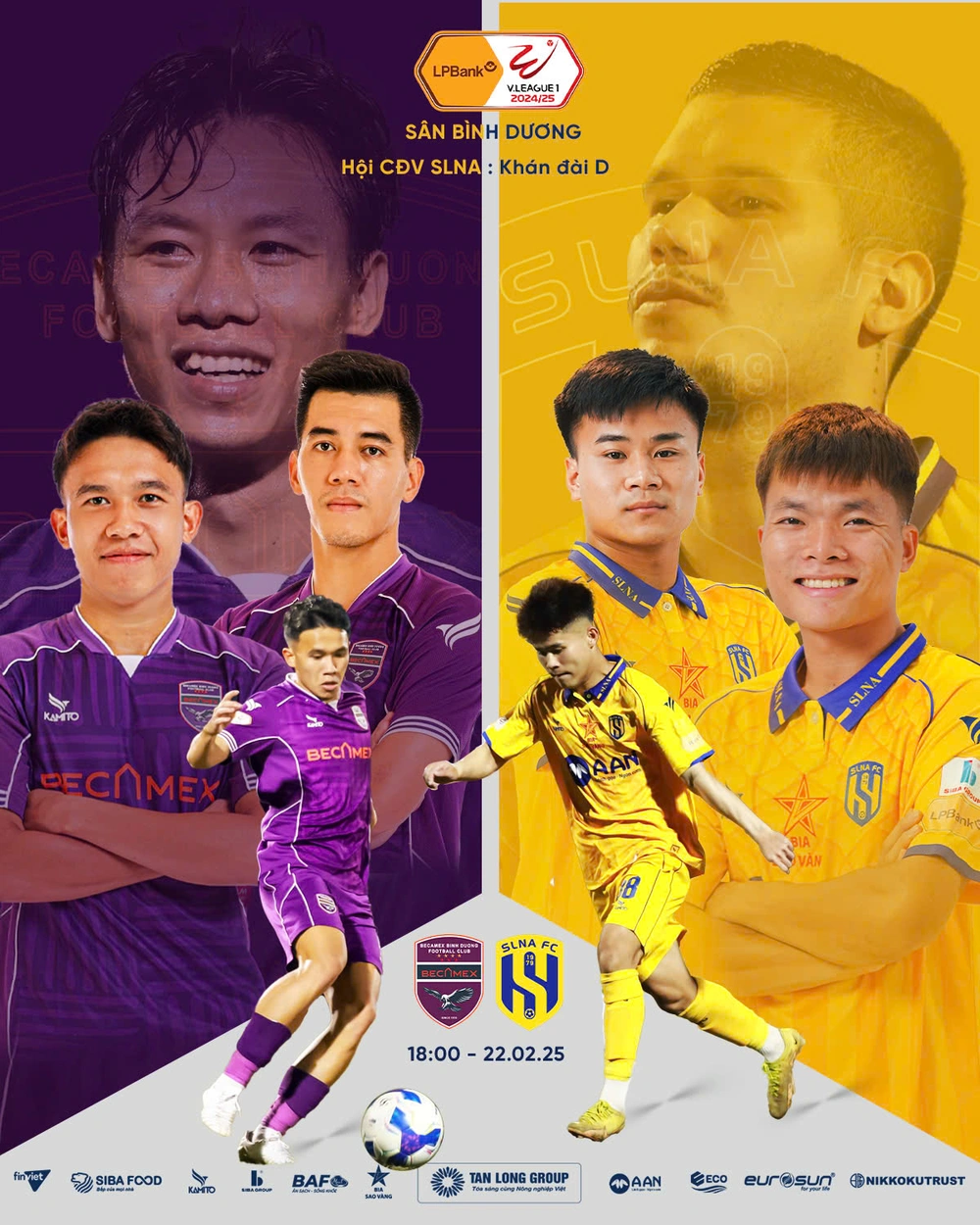 Link xem trực tiếp bóng đá Bình Dương vs SLNA, 18h00 ngày 22/2, vòng 13 V-League - Ảnh 3.