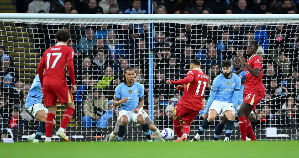 Kevin De Bruyne trận Man City vs Liverpool