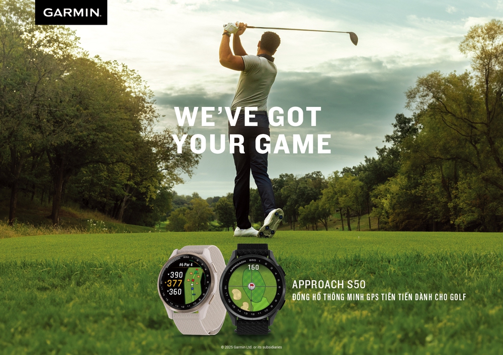 Garmin ra mắt Approach S50 – Đồng hồ GPS thông minh giúp golfer thăng hạng - Ảnh 1.