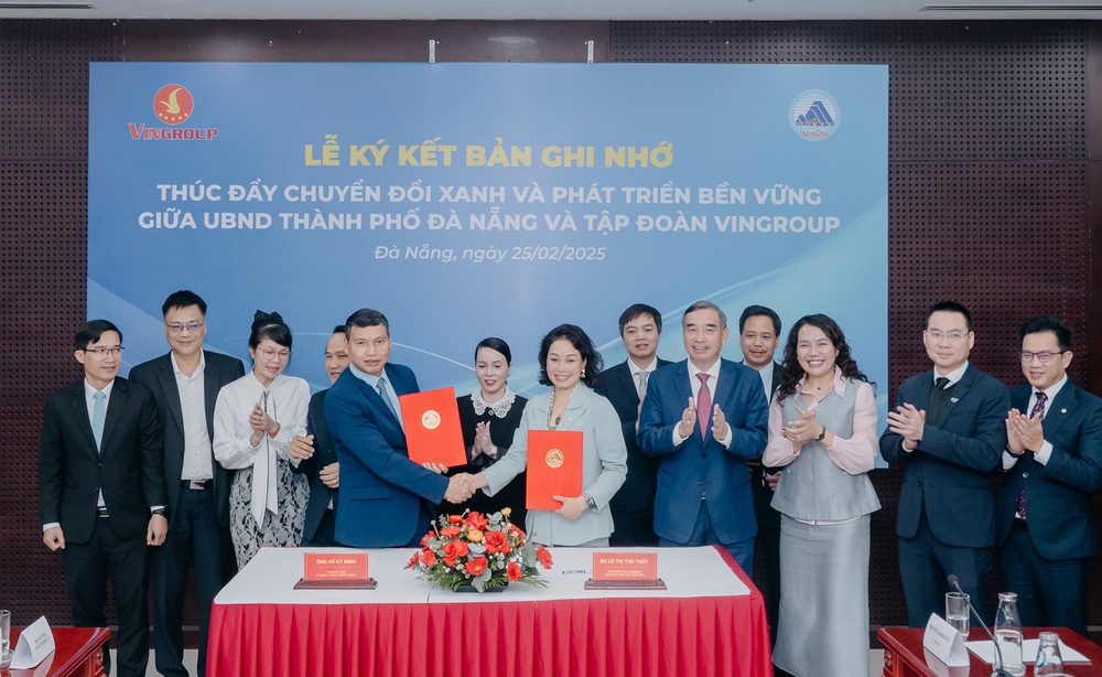 UBND thành phố Đà Nẵng và Tập đoàn Vingroup ký kết hợp tác toàn diện về phát triển bền vững - Ảnh 1.