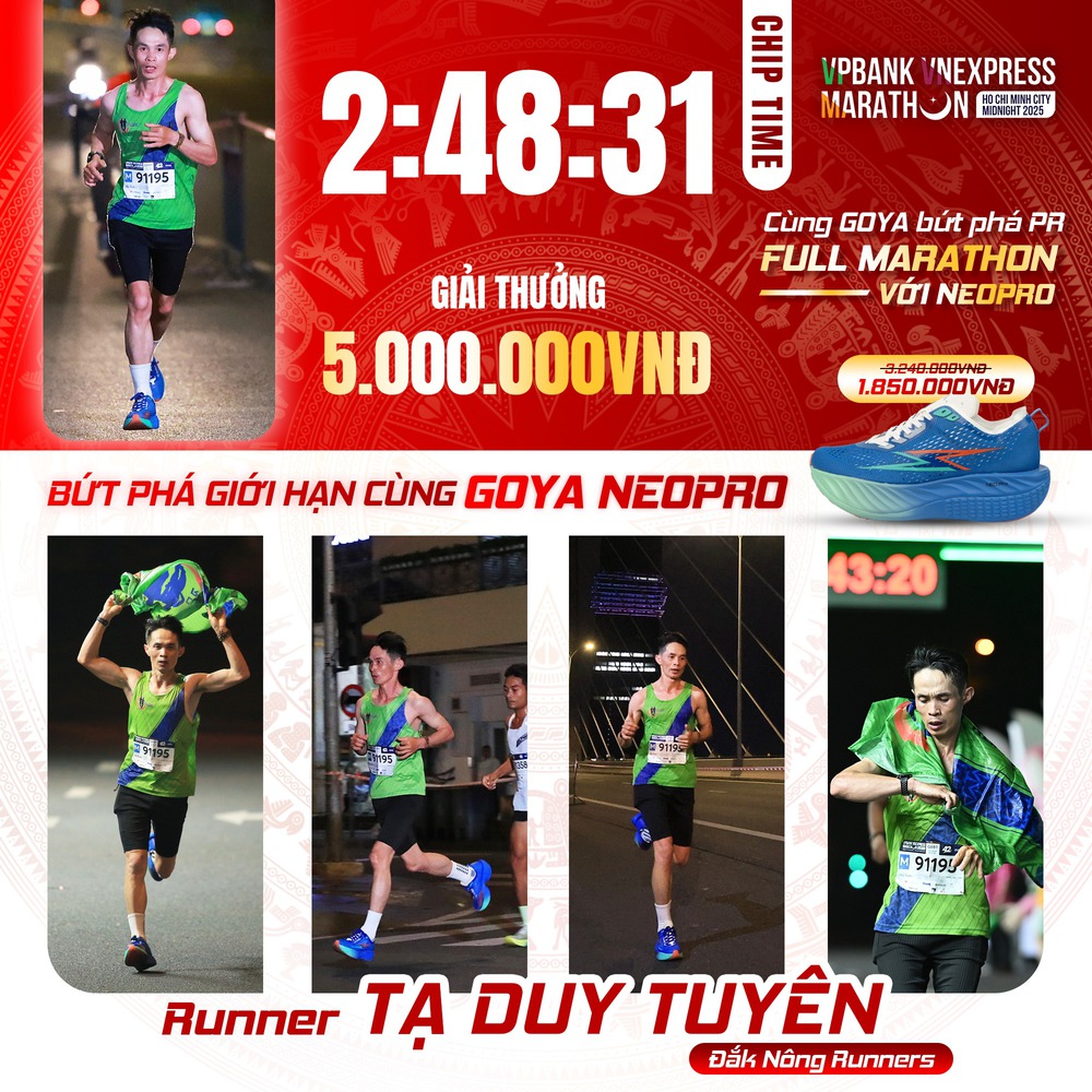 Nông dân làm vườn ở Tây Nguyên chạy marathon dưới 3 giờ, lọt top 115 người chạy marathon nhanh nhất Việt Nam  - Ảnh 2.