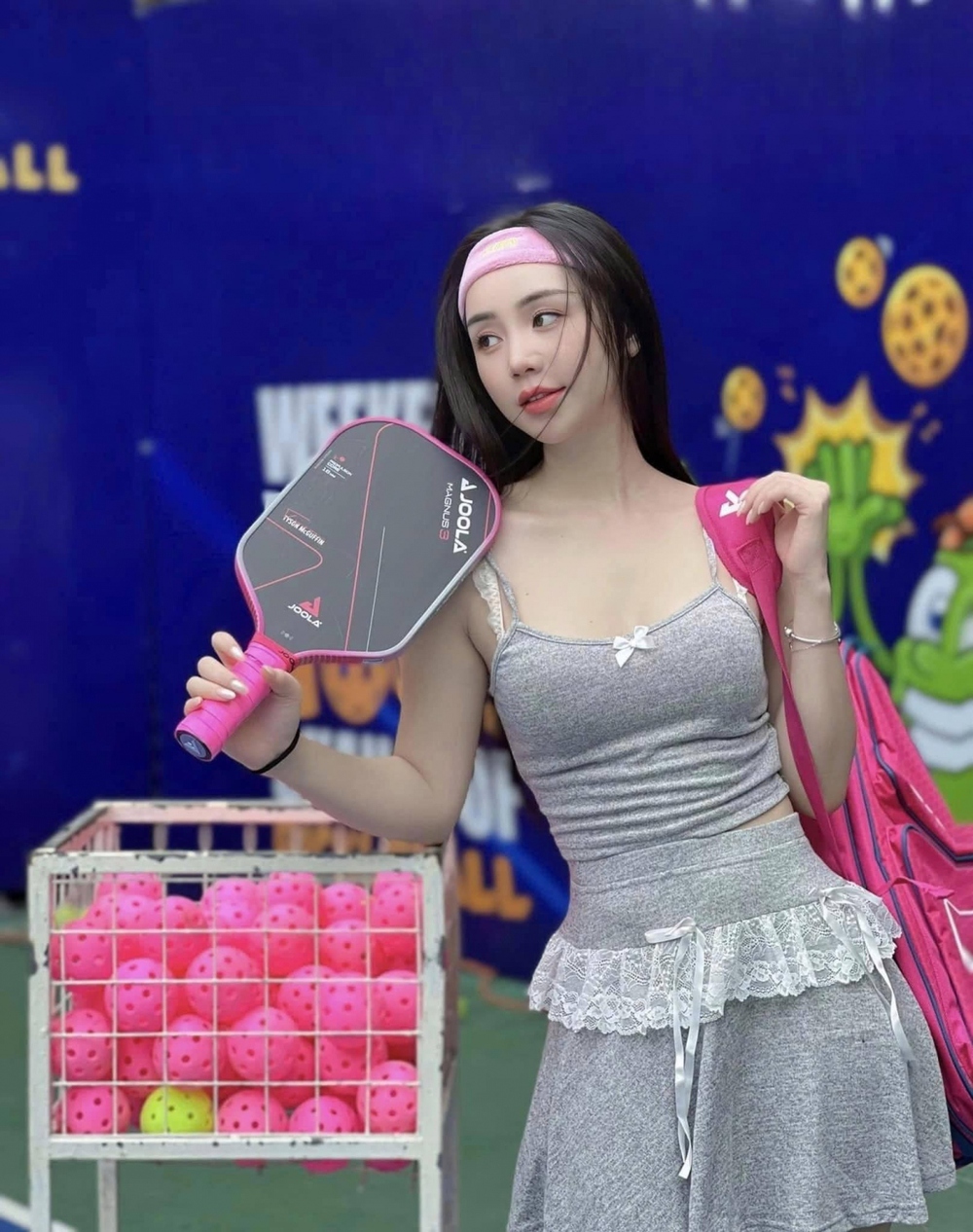 Hot girl Việt Nam chơi pickleball: Từ bà xã của tay vợt tennis số 1 tới bạn gái cầu thủ nổi tiếng - Ảnh 4.