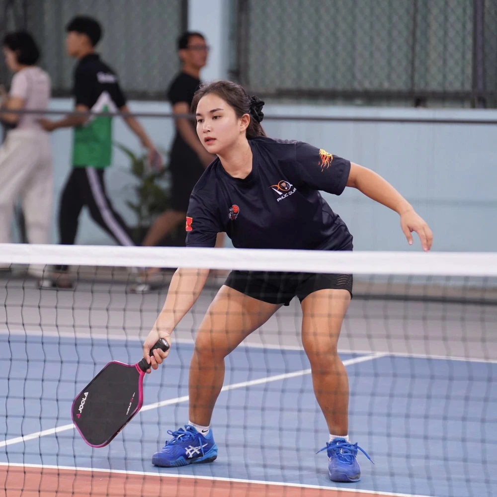 Bóng hồng tennis Việt Nam  bất ngờ càn quét các sân pickleball, gây sốt với cú ATP mãn nhãn - Ảnh 4.