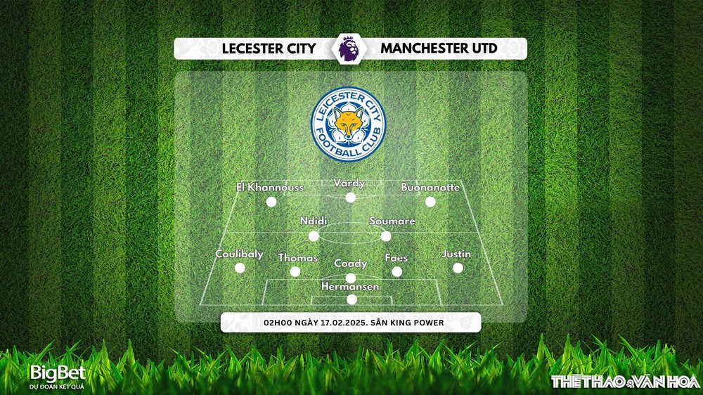 Nhận định, soi tỷ lệ Leicester City vs Manchester United 02h00 ngày 17/3, Ngoại hạng Anh - Ảnh 2.