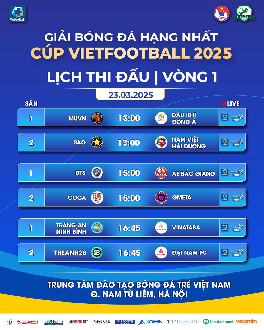 Xuất hiện bảng đấu 'tử thần' ở giải bóng đá hạng Nhất cúp Vietfootball 2025 - Ảnh 3.