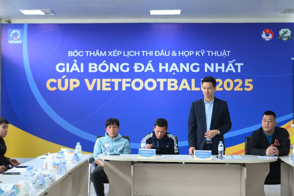 Xuất hiện bảng đấu 'tử thần' ở giải bóng đá hạng Nhất cúp Vietfootball 2025 - Ảnh 2.