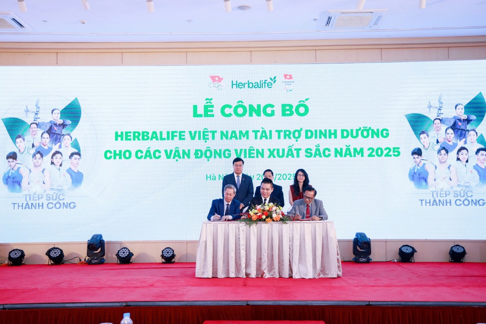 Vận động viên xuất sắc Việt Nam được Herbalife Việt Nam tài trợ sản phẩm dinh dưỡng - Ảnh 1.