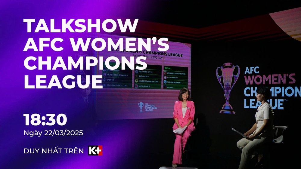 Tận hưởng đại chiến AFC Women's Champions League trên sân Thống Nhất cùng K+ - Ảnh 4.