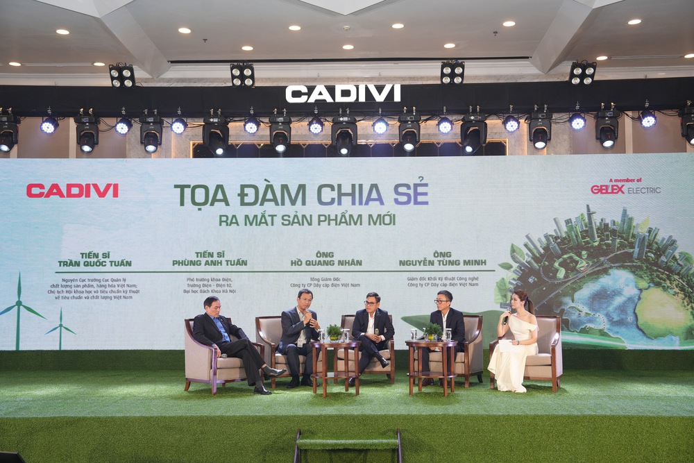 Cadivi ra mắt dây điện thân thiện môi trường, tiên phong trong xu hướng xanh - Ảnh 1.