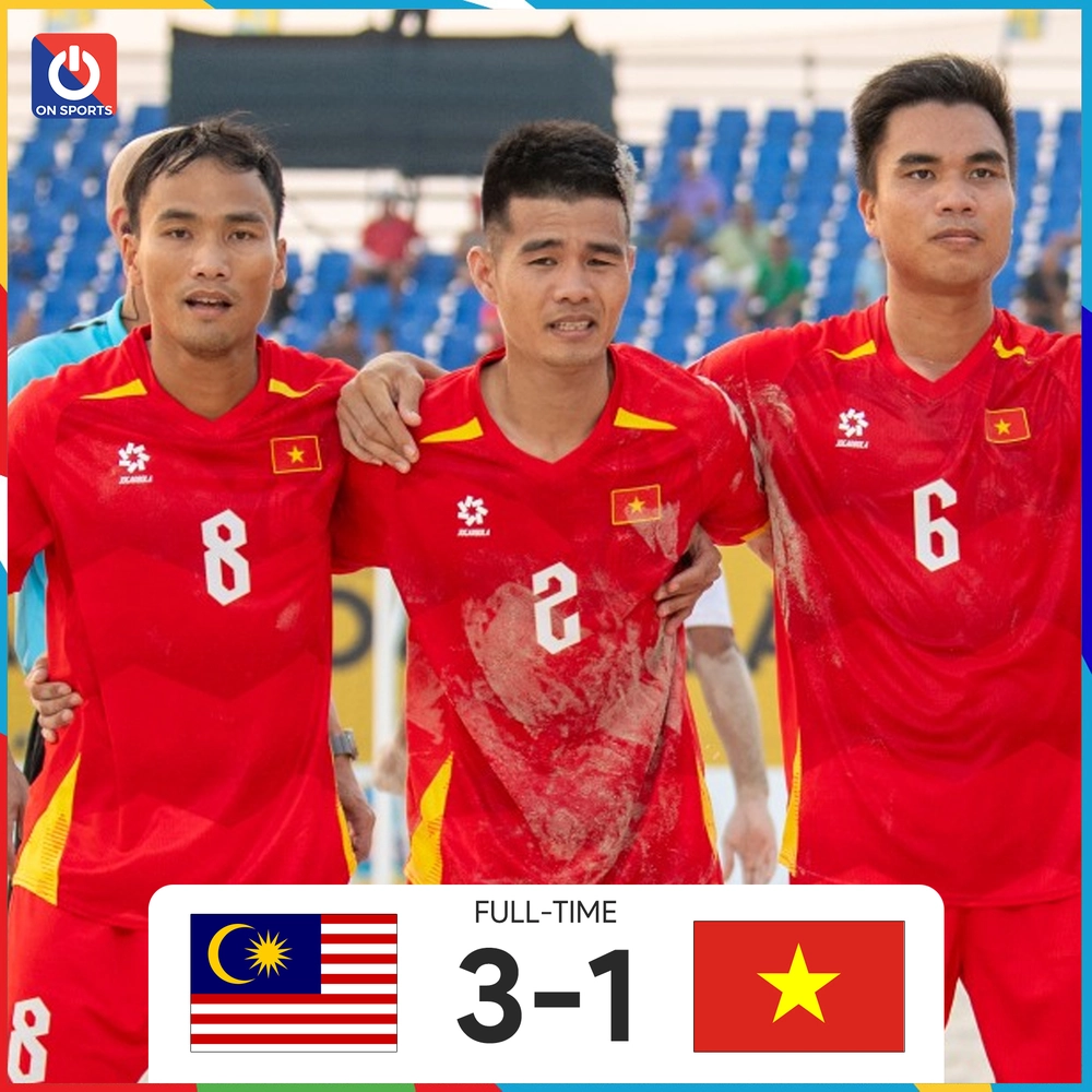 Thua Malaysia 1-3, ĐT Việt Nam chính thức dừng bước ở giải bóng đá bãi biển châu Á 2025 - Ảnh 1.