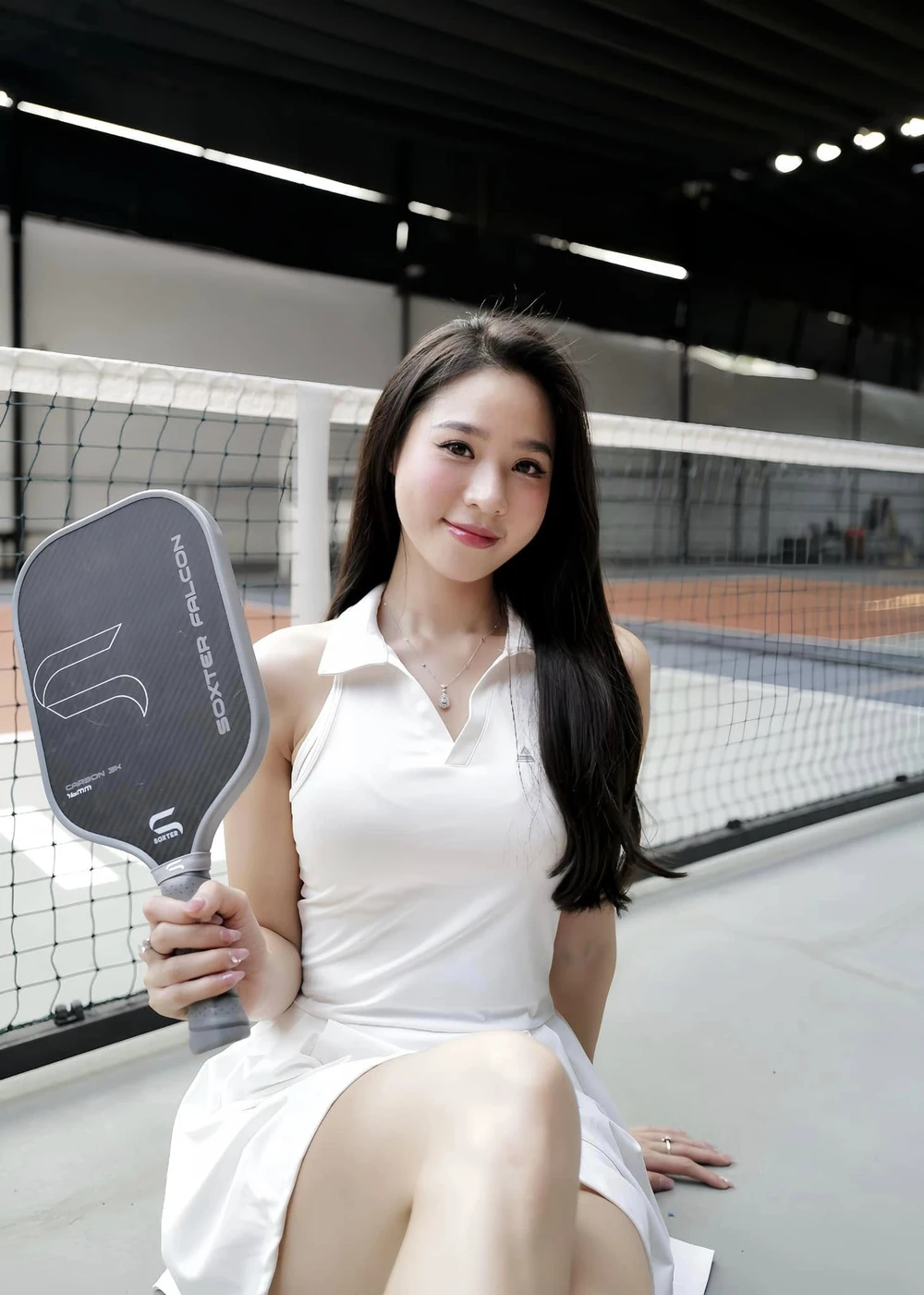 Nữ MC VTV sinh năm 2000 tỏa sáng từ truyền hình tới sân pickleball - Ảnh 2.