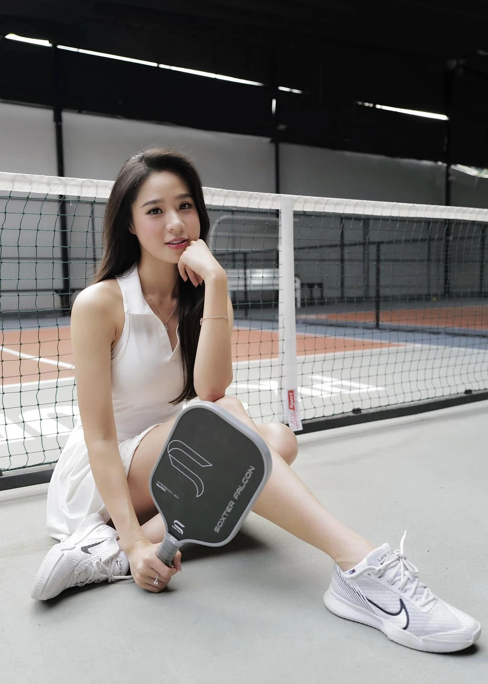 Nữ MC VTV sinh năm 2000 tỏa sáng từ truyền hình tới sân pickleball - Ảnh 3.