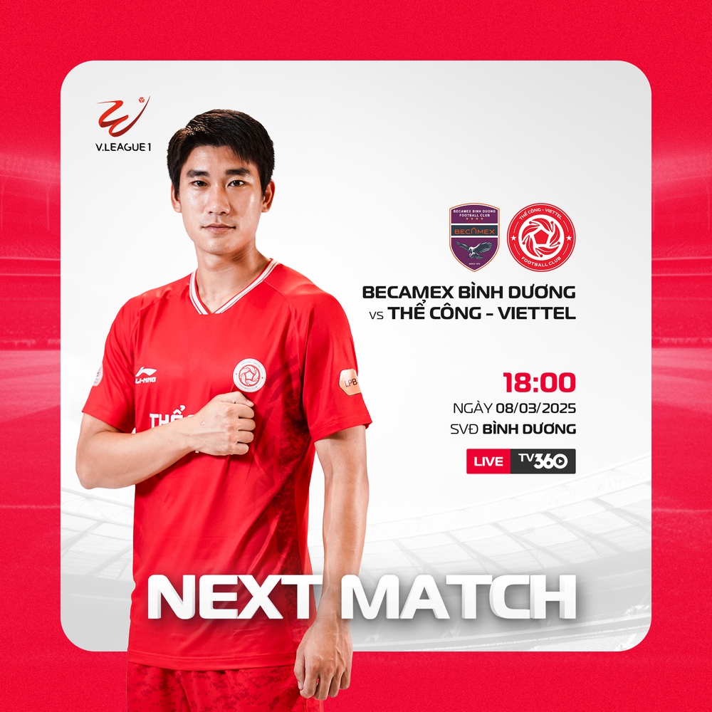 Link xem trực tiếp bóng đá Becamex Bình Dương vs Viettel, 18h00 ngày 08/3, vòng 16 V-League - Ảnh 3.