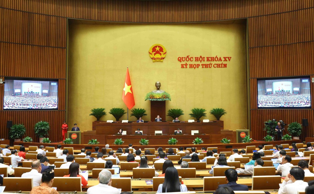 Kỳ họp thứ 9, Quốc hội khóa XV: Thảo luận về dự thảo Luật Quảng cáo - Ảnh 1.