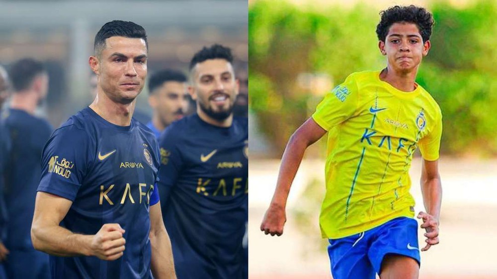 Con trai của Ronaldo đá hay, đầy hứa hẹn - Ảnh 1.