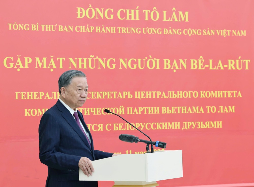 Tổng Bí thư Tô Lâm: Vun đắp tình hữu nghị Việt Nam-Belarus ngày càng bền chặt - Ảnh 1.