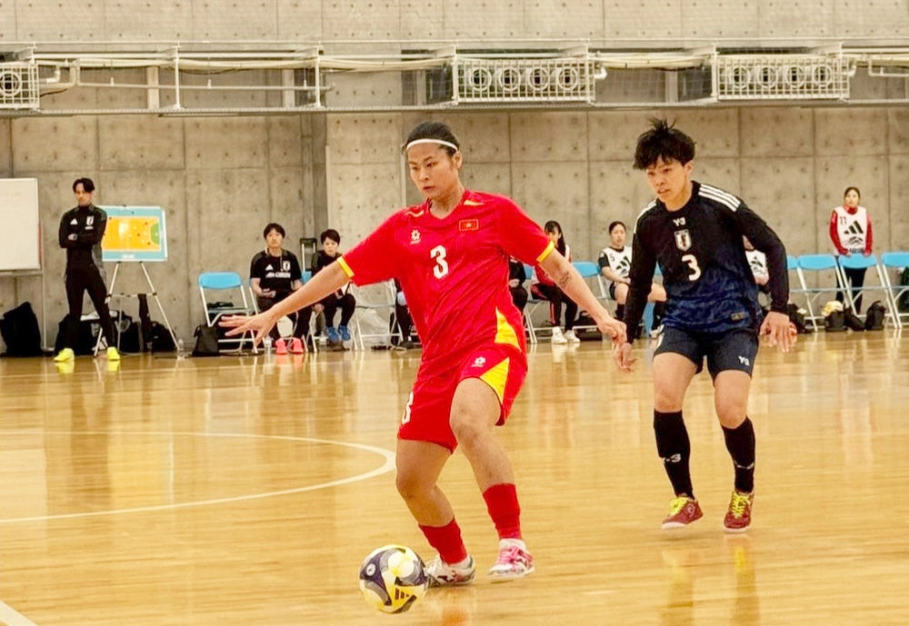Futsal nữ Việt Nam nghe tiếng vọng lịch sử, quyết chinh phục "ngọn núi" Nhật Bản - Ảnh 1. Futsal nữ Việt Nam nghe tiếng vọng lịch sử, quyết chinh phục "ngọn núi" Nhật Bản - Ảnh 1.