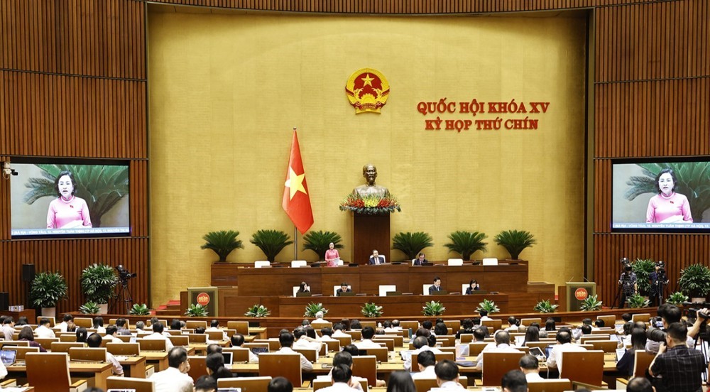 Kỳ họp thứ 9, Quốc hội khóa XV: Thảo luận về việc rút ngắn nhiệm kỳ Quốc hội khóa XV - Ảnh 1.