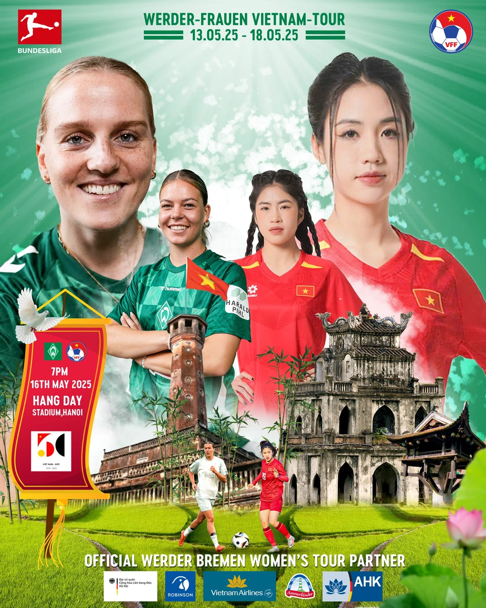 Tin nóng bóng đá Việt hôm nay 14/5: V-League tạm dừng vì SEA Games 33; CLB Bremen đến Hà Nội - Ảnh 2.