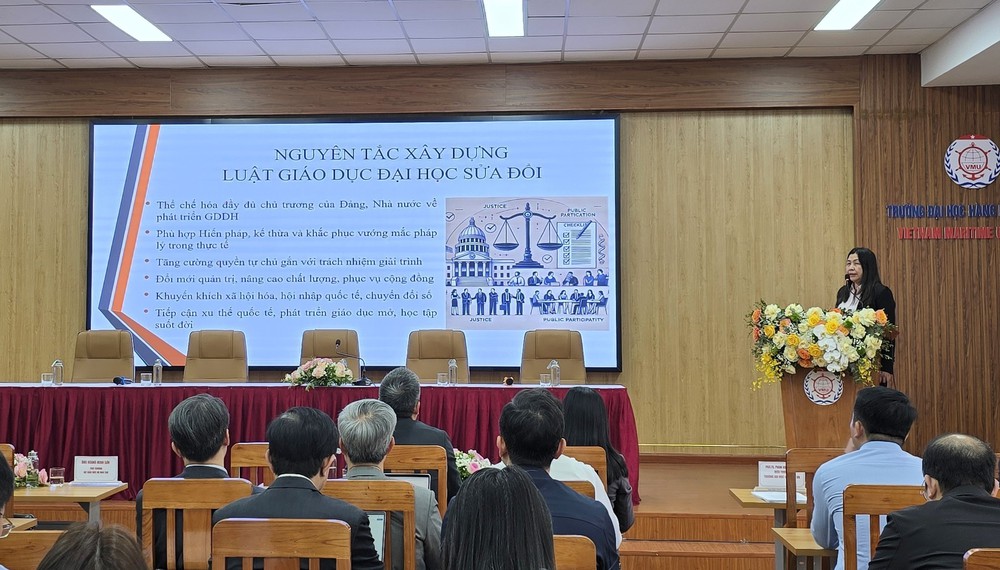Sửa đổi Luật Giáo dục đại học đáp ứng yêu cầu thực tiễn - Ảnh 1. Sửa đổi Luật Giáo dục đại học đáp ứng yêu cầu thực tiễn - Ảnh 1.