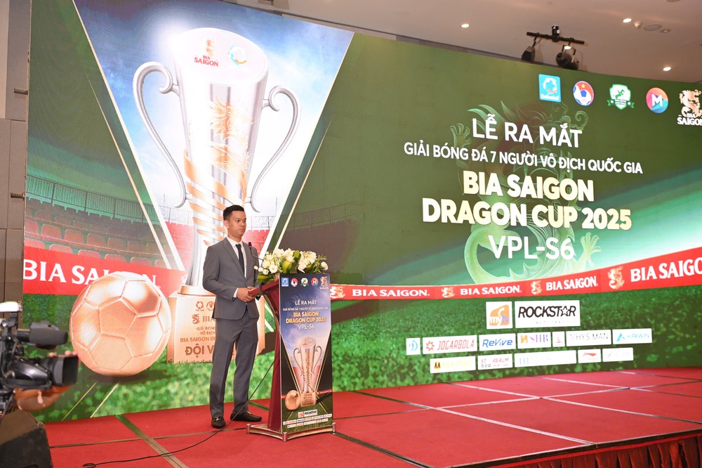 Giải Bóng đá 7 người VĐQG Bia Saigon Dragon Cup 2025 tổ chức với quy mô chưa từng có - Ảnh 1. Giải Bóng đá 7 người VĐQG Bia Saigon Dragon Cup 2025 tổ chức với quy mô chưa từng có - Ảnh 1.