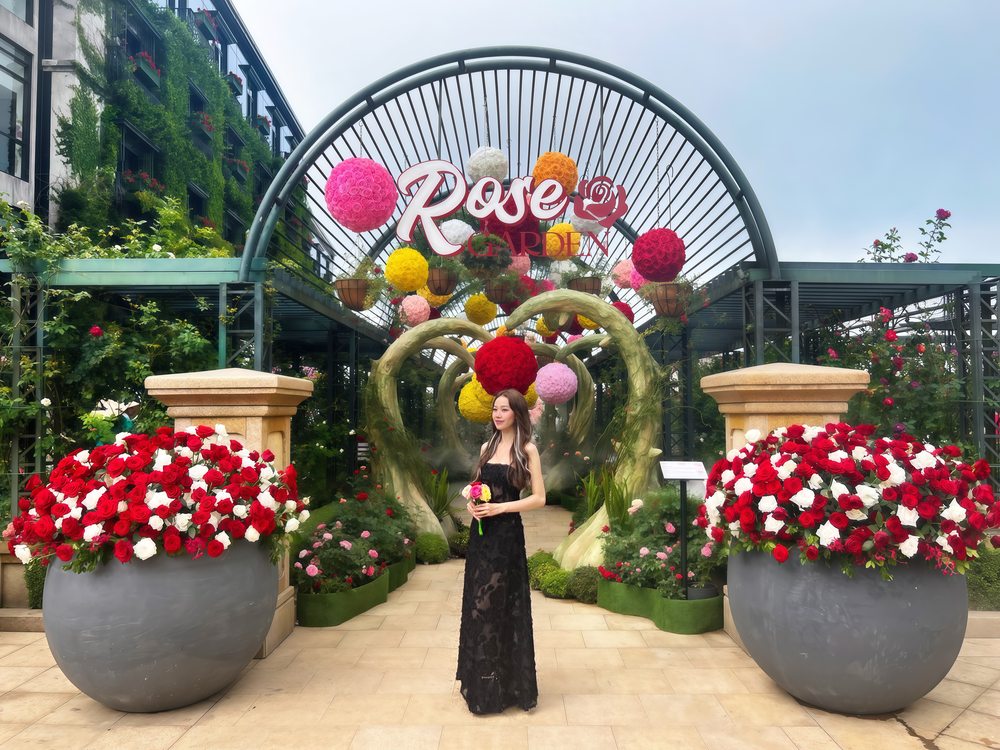 Lạc bước giữa thiên đường hoa hồng tại Sun World Ba Na Hills - Ảnh 1.