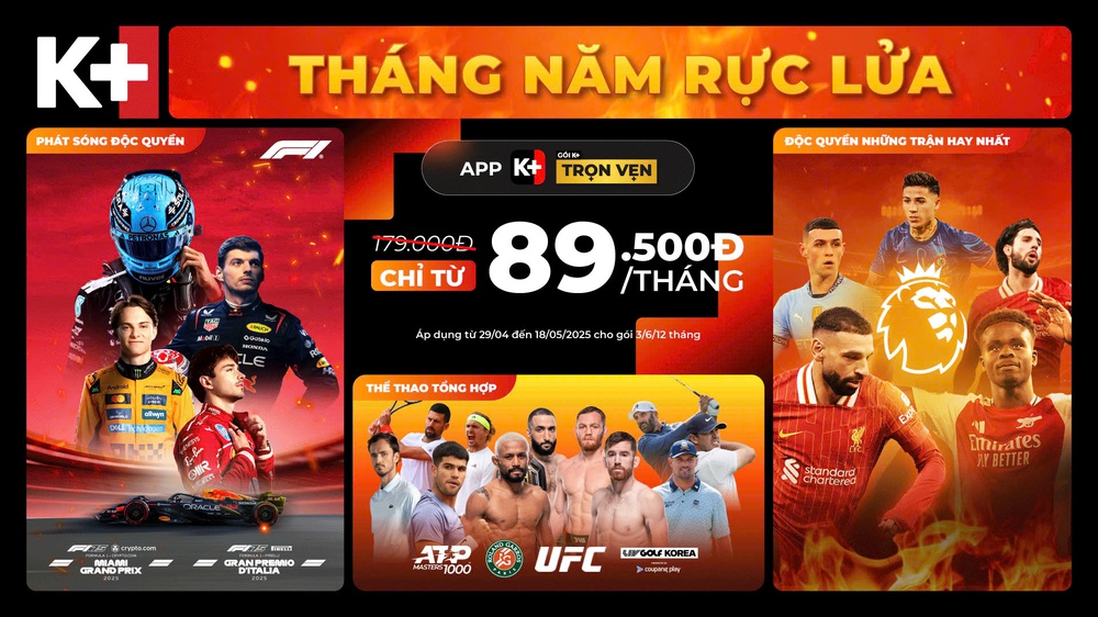 K+ bùng nổ mùa hè: F1, UFC và giấc mơ châu lục của bóng đá nữ Việt Nam - Ảnh 4.