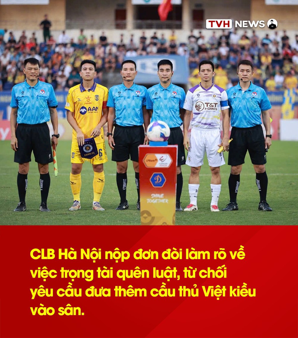 CLB Hà Nội đề nghị làm rõ vụ trọng tài quên luật - Ảnh 2.