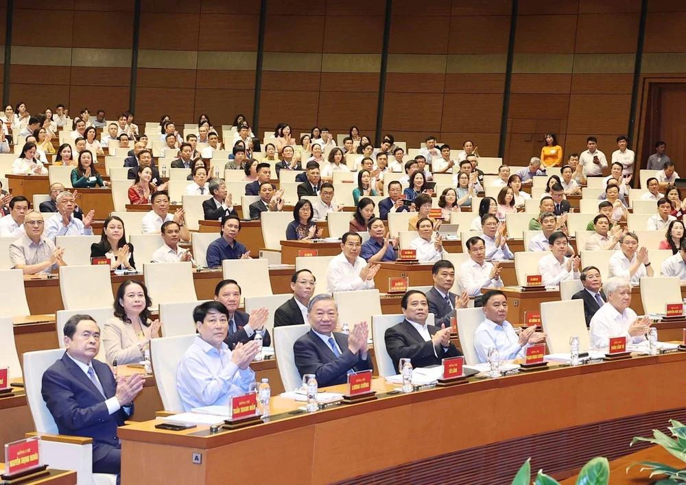 Hội nghị toàn quốc quán triệt, triển khai Nghị quyết 66 và Nghị quyết 68 của Bộ Chính trị - Ảnh 4.