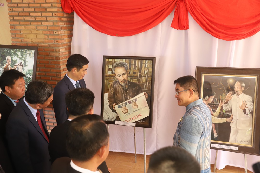 135 năm Ngày sinh Chủ tịch Hồ Chí Minh: Vang mãi lời ca dâng Bác nơi địa danh lịch sử Nakhon Phanom - Ảnh 6.